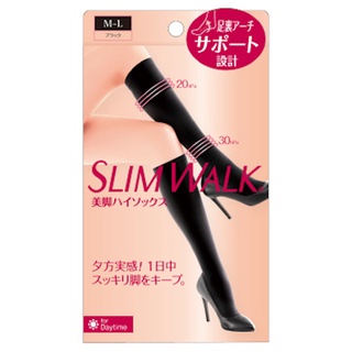 SLIM WALK ถุงเท้าสูงขาสวย / Leggings / PIP / สำหรับกลางวัน / ถุงเท้าแรงดัน / ส่งตรงจากญี่ปุ่น