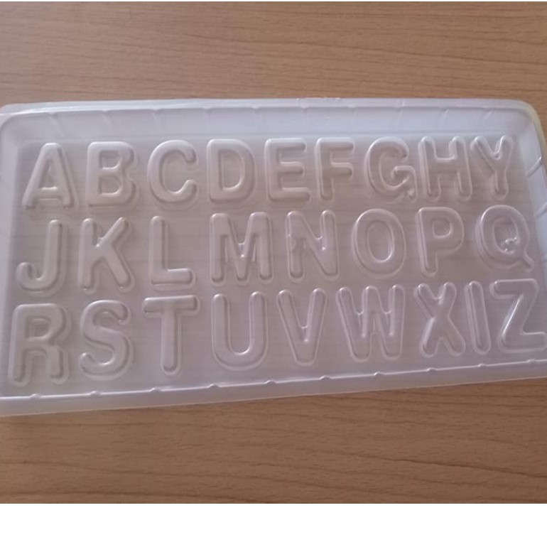 พิมพ์พลาสติกABC ตัวอักษร