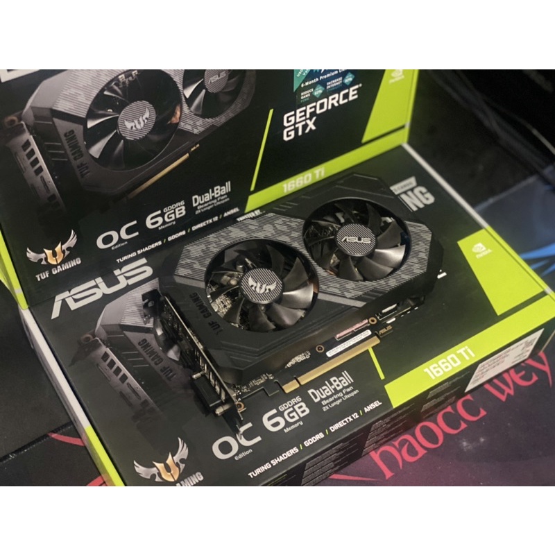VGA ASUS TUF GTX1660Ti GAMING OC 6GB (การ์ดจอมือสอง)