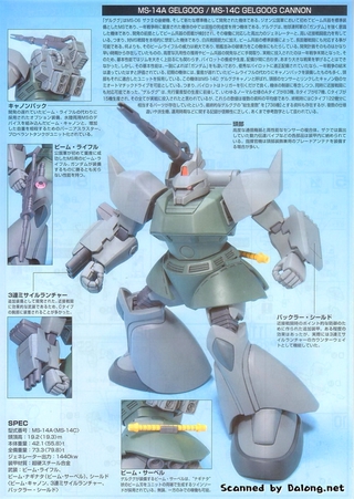 Bandai Gundam 1 144 Hguc Ms14a Gelgoog Cannon Gundam Model Kids Assembled Robot Anime Action Figure Toys ราคาท ด ท ส ด