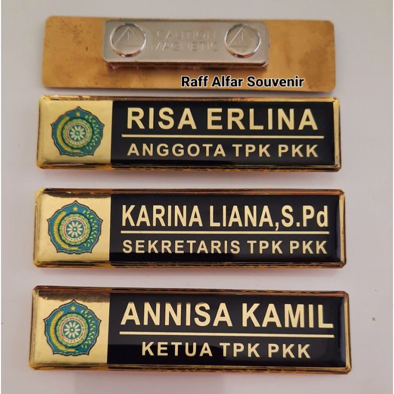 PKK NAME TAG / PKK NAME TAG PIN