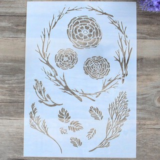 ลายฉลุขนาด a 4 ตกแต่งสมุด diy