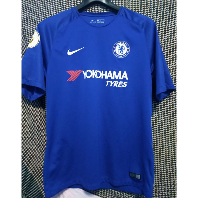 Chelsea 2017/2018 แท้ 💯% พร้อมชื่อ เบอร์ Hazard 10 ฟรี!!! อาร์มทอง