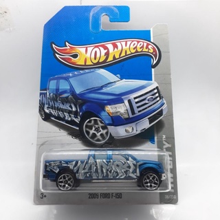 รถเหล็ก Hotwheels 2009 FORD F-150 สีน้ำเงิน (ib24)