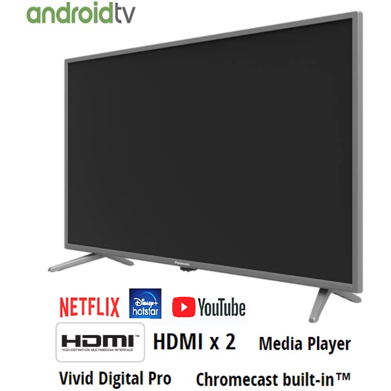 Smart TV PANASONIC สมารท์ทีวี HD LED 32นิ้ว Android TV Internet รุ่น TH-32HS550T ประกัน 2 ปี