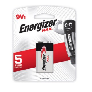 ถ่าน 9V อัลคาไลน์ Energizer(USA)แท้ มีมอก. แพ็ค1ก้อน