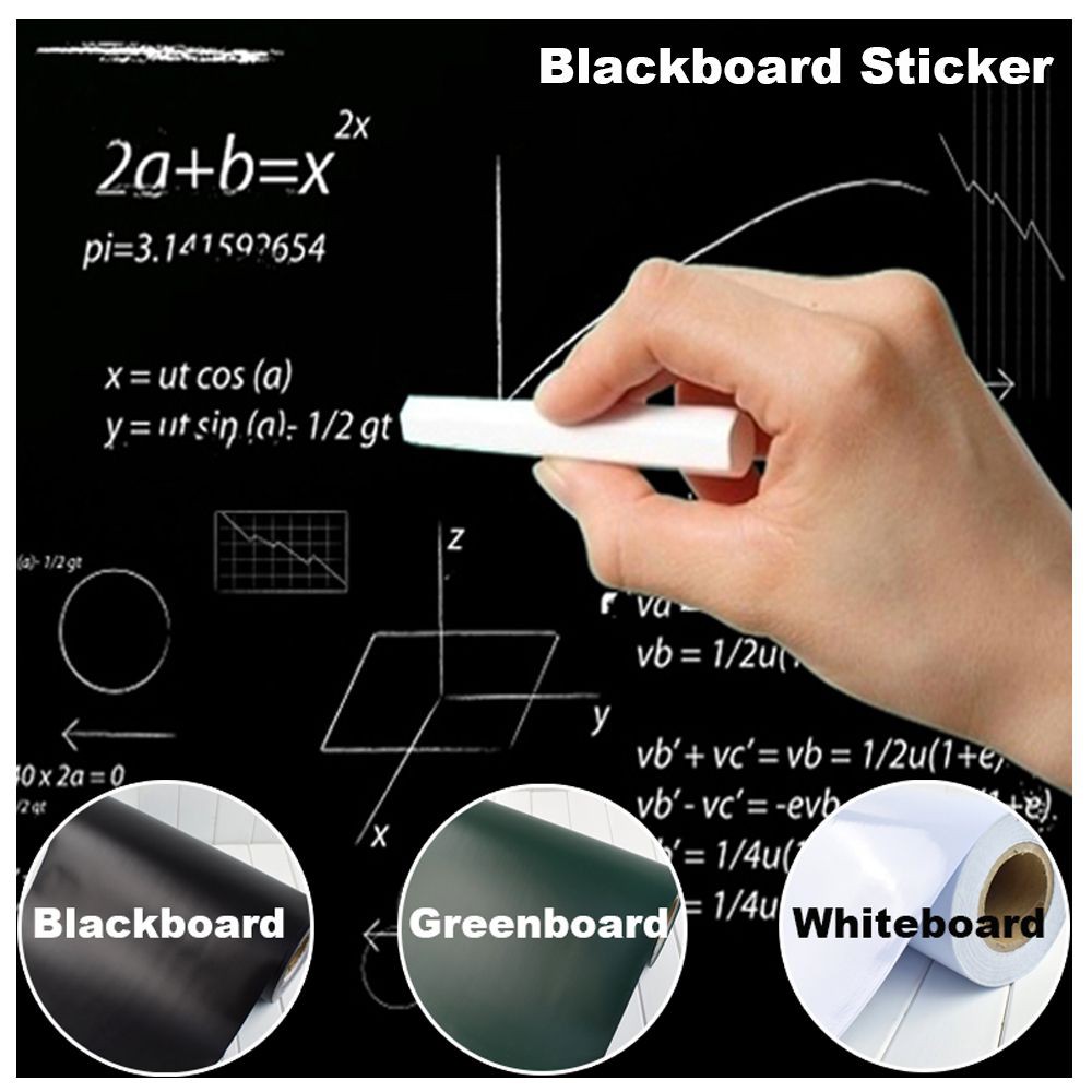 Presentation Erasable Blackboard Sticker Chalkboard Vinyl Wall Decal Whiteboard