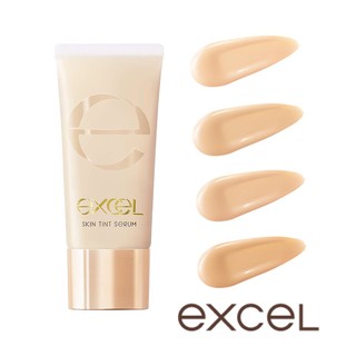 EXCEL Skin Tint เซรัมรองพื้น แบบทินต์ SPF28 PA++ 35 กรัม 4 สี เหมาะสำหรับผิวที่หลากหลาย จากญี่ปุ่น EXCEL Skin Tint Serum Foundation