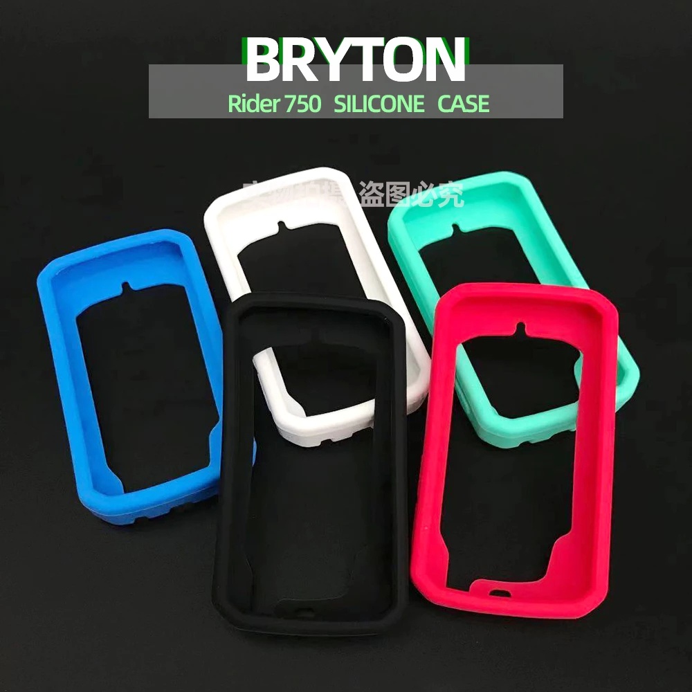 Bryton Rider 750 Rider750 Case Bike Computer Silicone GEL Cover การ์ตูนยางฝาครอบป้องกันพร้อมฟิล์ม HD