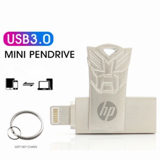 แฟลชไดรฟ์ 512GB HP Otg 2 in 1 Usb 1TB 256GB สําหรับ iPhone Otg