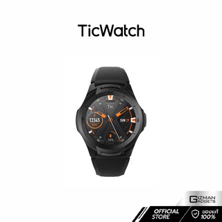 TicWatch S2 Black นาฬิกา สมาร์ทวอทช์ ระบบ Android Wear รองรับ Google Assistant กันน้ำระดับ 5ATM กันน้ำระดับ 5ATM