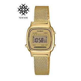 Casio Standard รุ่น LA-670WEMY-9 สีทอง ของแท้ ประกัน CMG 1 ปี+กล่อง