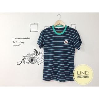 เสื้อยืด Lazy bear สีกรม - เขียวมินท์