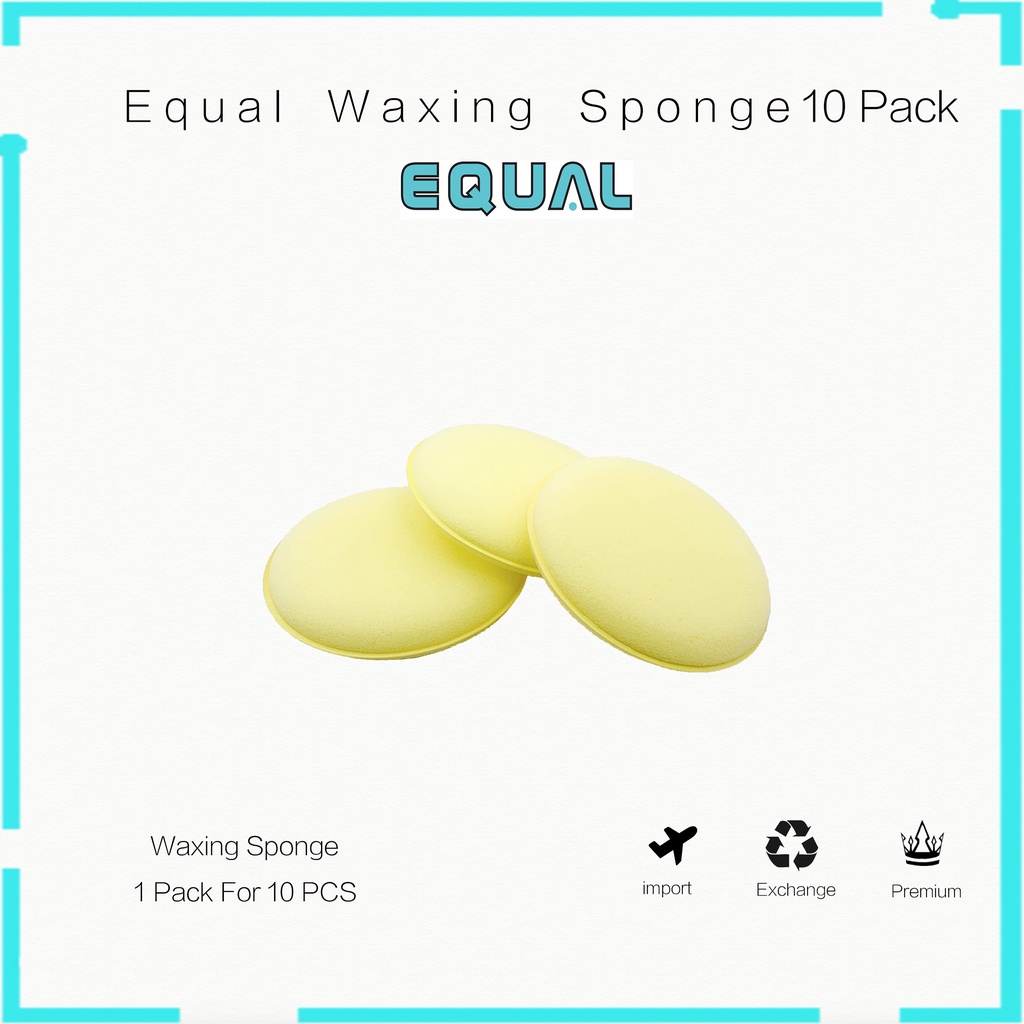 ฟองน้ําแว็กซ์ Equal 10 ชิ้น