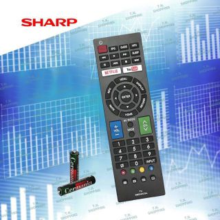 รีโมทสมาร์ททีวี ยี่ห้อ Sharp ชาร์ป รุ่น GB234WJSA