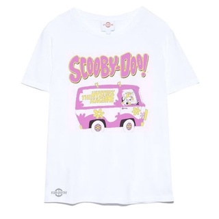 ผ้าฝ้ายคอกลมScooby-Doo / scooby doo เสื้อเชิ้ตสําหรับผู้ชาย/ผู้หญิงแขนยาว oversizefrom S-4XL