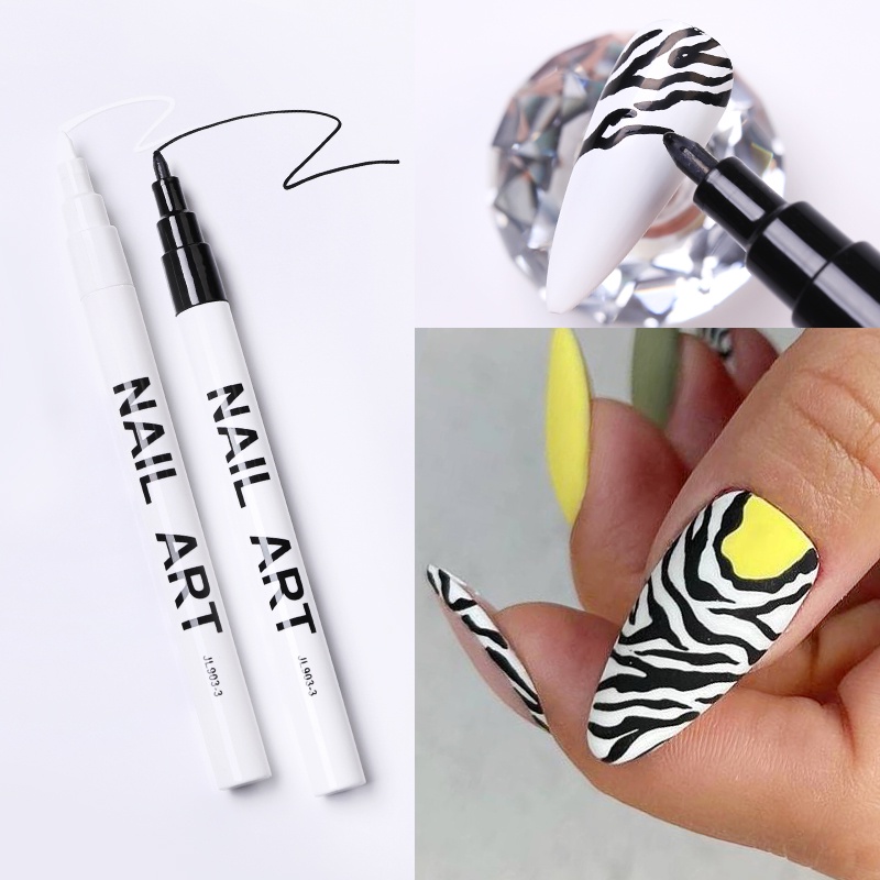 1 ชิ้น ปากกาเพ้นท์เล็บ กราฟฟิตี กันน้ํา วาดภาพระบายสี แปรงไลเนอร์ DIY ดอกไม้ นามธรรม เส้นรายละเอียด เล็บ เครื่องมือความงามเล็บ