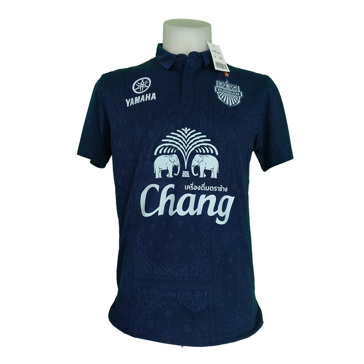 BURIRAM  เสื้อแข่งผู้ชายทีมบุรีรัมย์ ยูไนเต็ด ชุดเหย้า ฤดูกาล 2021/22  สีกรม  เสื้อโปโล  เสื้อฟุตบอล