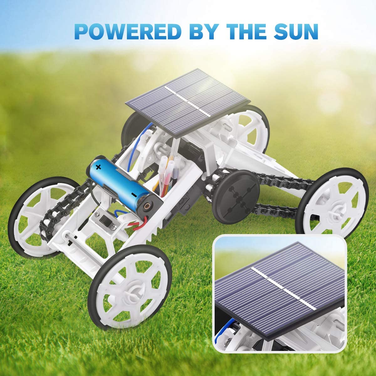 Stem Toys for 810 Year Old Boys, DIY 4WD Car Climbing Vehicle Motor