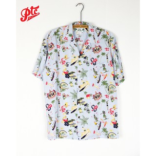 เสื้อฮาวาย Two Palms Vintage Aloha Blue