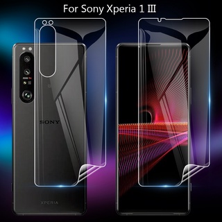 ฟิล์มกระจกนิรภัย Tpu แบบบางพิเศษสําหรับ Sony Xperia 1 Iii 5 10 Iii 1III