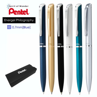 Pentel ปากกาโรลเลอร์ เพนเทล Energel Sterling Twist 0.7mm BL2007