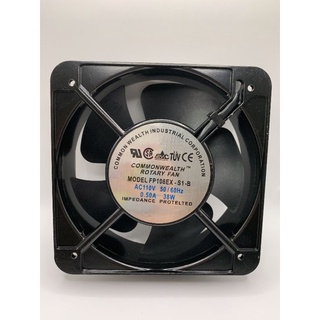 พัดลม 6นิ้ว  110VAC  model 108EX-S1-B ac110v 50/60hz 0.50a 38w ขนาด150×150×50mm