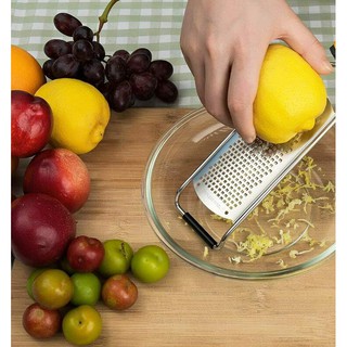 ที่ขูดชีสมะนาวส้มสแตนเลส Grater zester อย่างดี ทนทานต่อการใช้งาน คุณภาพพรีเมี่ยม ขูดช็อคโกแลต ผลไม้อย่างมีประสิทธิภาพ