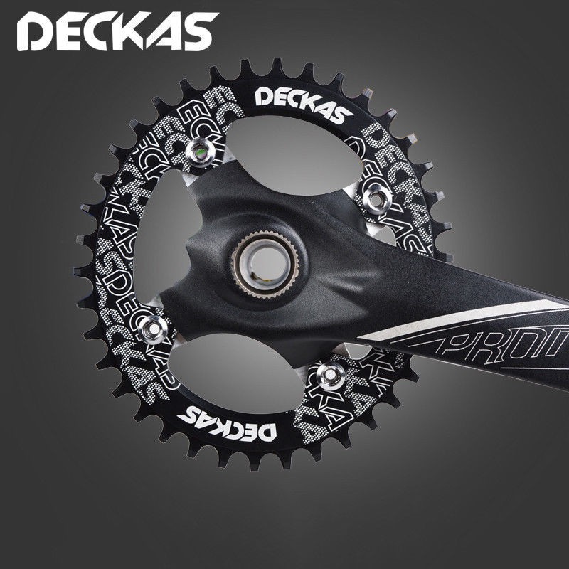 DECKAS 104BCD ใบจานหน้าจักรยานเดี่ยว อลูมิเนียม 7075 สีดำ (ราคา/ชิ้น) ราคา ถูกที่สุด ดีลบีเคเค แกลเลอรีภาพที่ 6