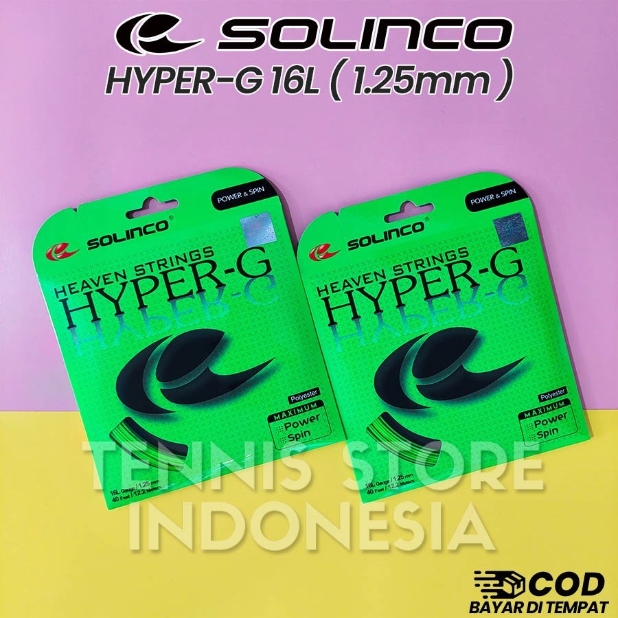 Solinco Hyper-G 1.25/16L String Original ( สายเทนนิส )