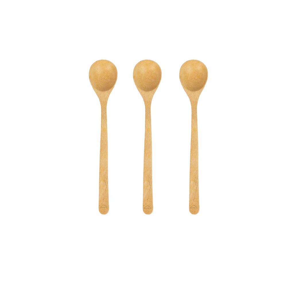 MINIWOOD ช้อนของหวาน ช้อนไม้ แบบยาว