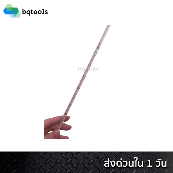 ปรอท ปรอทวัดอุณหภูมิ เทอร์โมมิเตอร์ เทอร์โมมิเตอร์แท่งแก้ว 50 องศา พร้อมกล่องพลาสติกใส่ ยี่ห้อ NIKKE