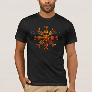 เสื้อยืดผ้าฝ้ายพิมพ์ลายขายดี เสื้อยืดแขนสั้นลําลอง ทรงหลวม พิมพ์ลาย Kpop Helm Of Awe แฟชั่นฤดูร้อน สไตล์ฮิปฮอป สําหรับผู