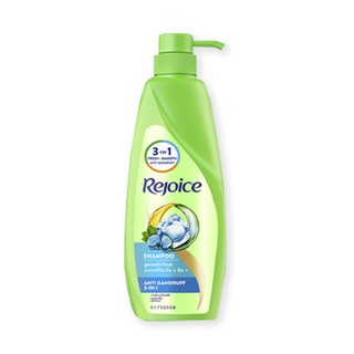 ✨นาทีทอง✨ รีจอยส์ แชมพู สูตรแอนตี้ แดนดรัฟ 3-อิน-1 ขนาด 600 มล. Rejoice Shampoo Anti Dandruff 3in1 600 ml