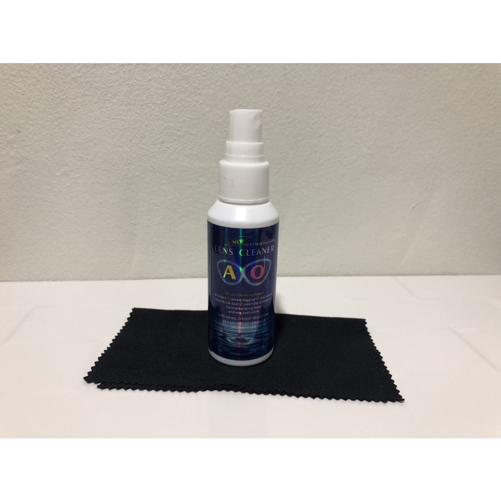 น้ำยาเช็ดเลนส์ AO Blue Lens Cleaner(แถมผ้าเช็ดเลนส์1ผืน)