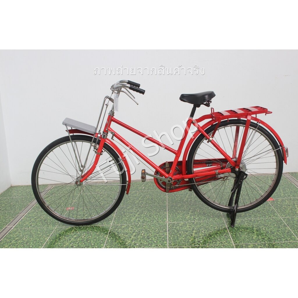 จักรยานไปรษณีย์ญี่ปุ่น - ล้อ 26 นิ้ว - ไม่มีเกียร์ - สีส้ม [จักรยานมือสอง]