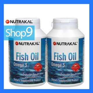 NUTRAKAL FISH OIL OMEGA 3 (90 CAPSULES) X 2 ขวด (EXP 01/24)นูทราแคล น้ำมันปลา โอเมก้า 3 (90 แคปซูล)X2ขวด