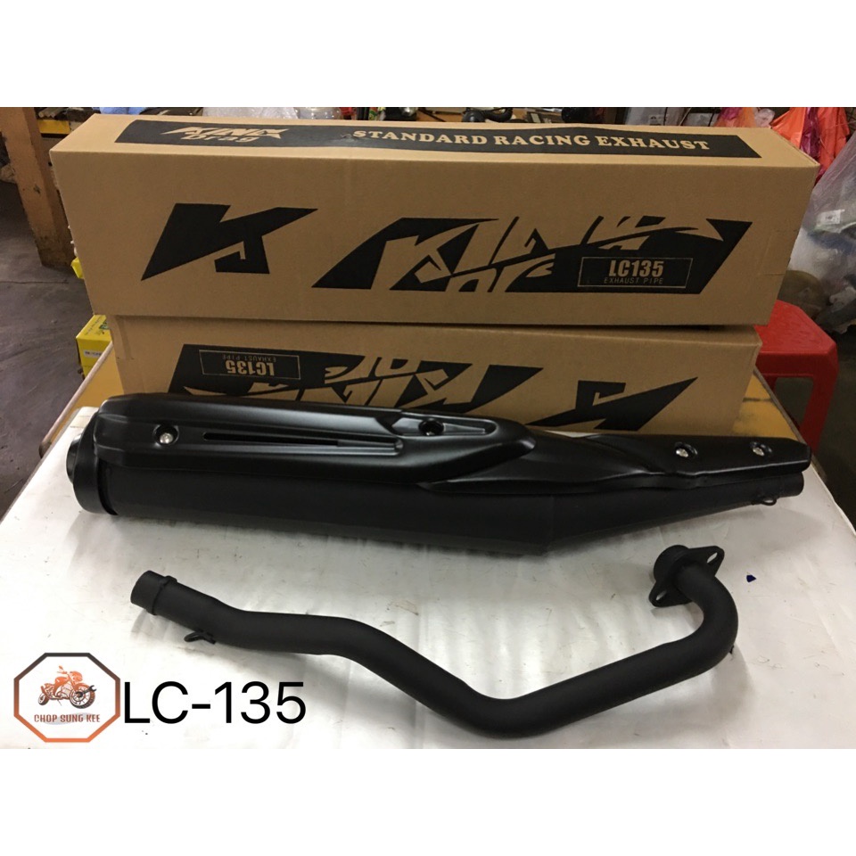 EXHAUST PIPE RACING KING DRAG 28MM สําหรับ LC-135 (CUTTING LC-135)
