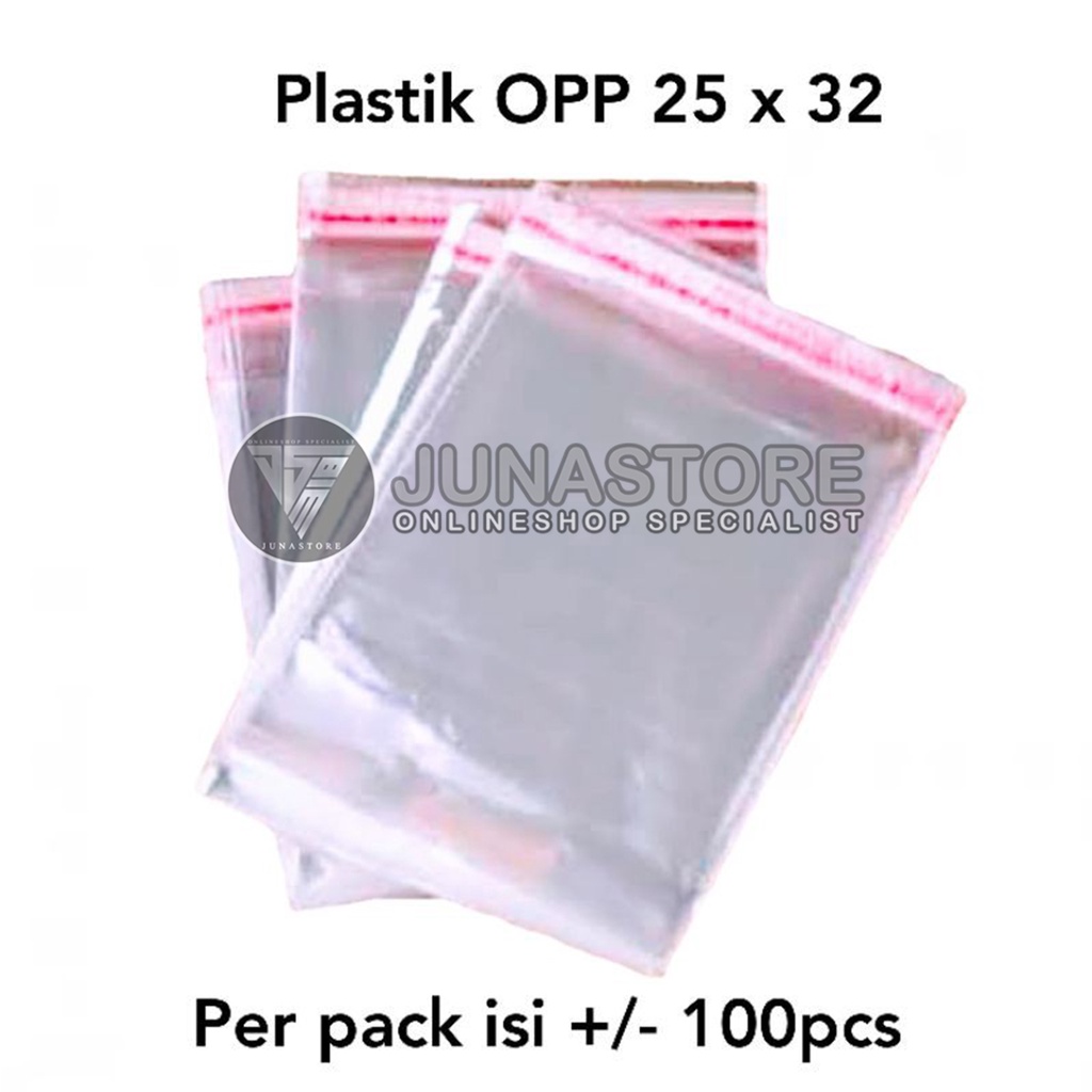 OPP Plastic 25 x 32 / เสื้อผ้าพลาสติก OPP 25 x 32