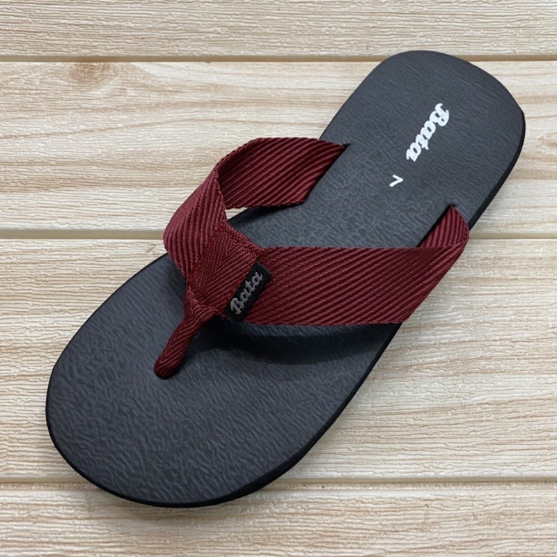 Bata รองเท้าแตะหูคีบ Size 5-10  สีดำ/ แดง /น้ำตาล 119.- หช