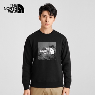 เสื้อกันหนาวลําลอง พิมพ์ลาย The North Face แฟชั่นสําหรับผู้ชาย