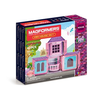 ของเล่น Magformers  Mini House Set 42P ชุดตกแต่งบ้าน ตัวต่อแม่เหล็กเสริมพัฒนาการเด็ก