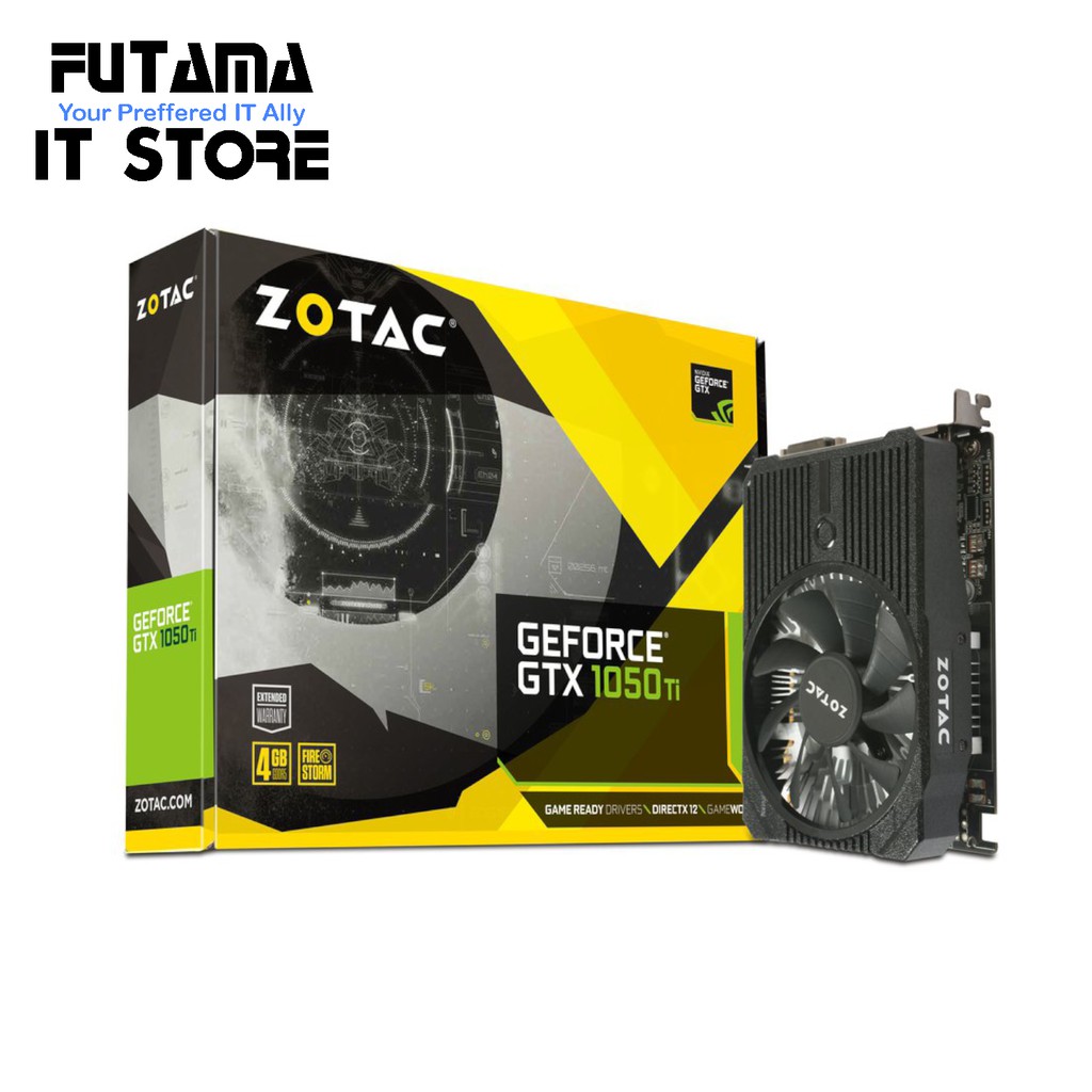Zotac GeForce GTX 1050 Ti Mini 4GB GDDR5 (ZT-P10510A-10L)