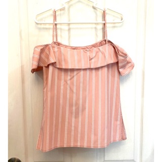 ส่งต่อ Cut Out Blouse - Pink Size XS จาก Pomelo