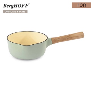 BergHOFF หม้อด้ามเหล็กหล่อ รุ่น Ron  ทนทาน 18cm Cast Iron สีเขียว 3900042