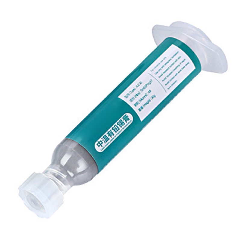 30g BGA Tin Solder Paste ตะกั่ว Sn63/Pb37 เข็มฉีดยา Liquid Flux 183℃ จุดหลอมละลาย