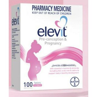 Elevit pregnancy New packing  แอลวิต10/2025