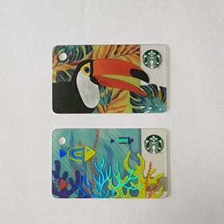 บัตรสตาร์บัค บัตรเปล่า ไม่มีเงินในบัตรขนาดมินิ Starbucks Mini card ( Starbuck )