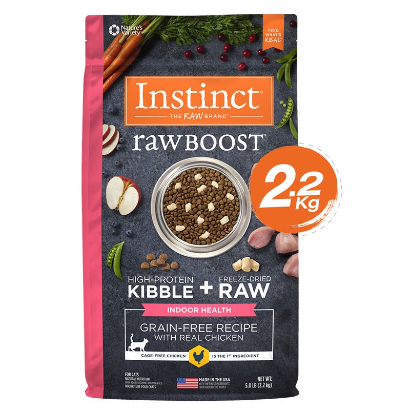 Instinct Raw Boost Chicken Cats 5lb (2.2kg) อินสติงต์ รอว์บูส ชิคเค่น