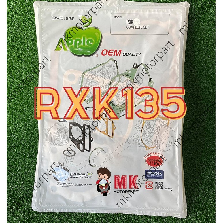 ปะเก็นยกเครื่อง Yamaha RXK ครบชุดปะเก็น Apple RXK135